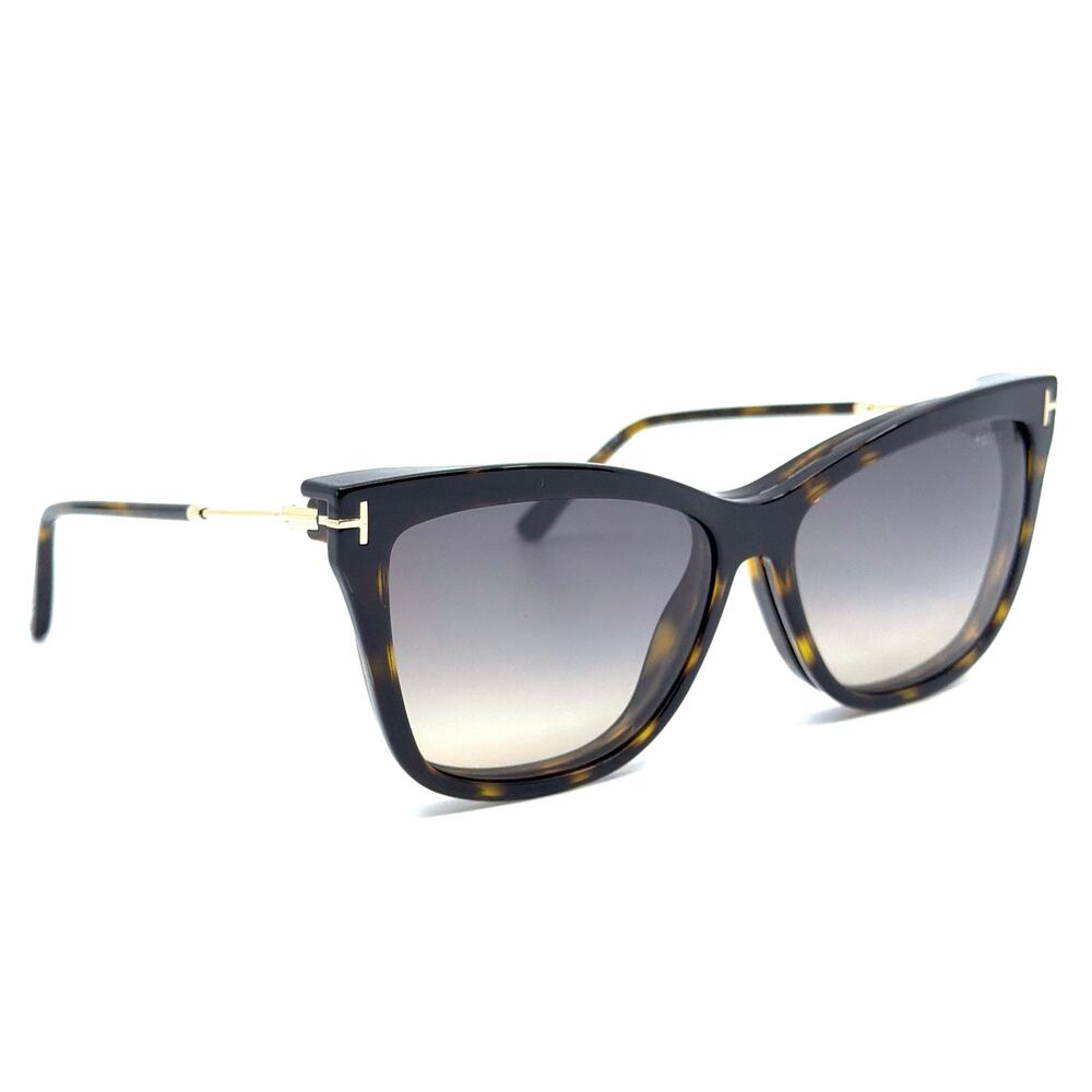 NEW TOM FORD Clip-On Sunglasses/Eyeglasses TF5824-B 052 AUTHENTIC